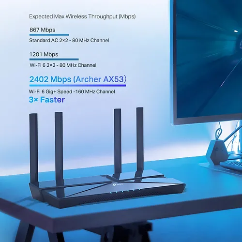 Tp-link Archer Ax53 Router Wi-fi 6 Gigabit Dual Band Ax3000