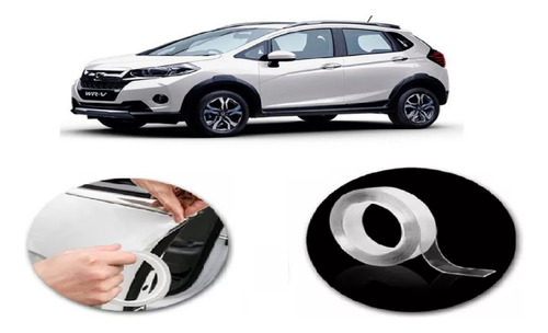 Salva Puerta Honda Wr-v Rollo Autoadhesivo 5mx20mm