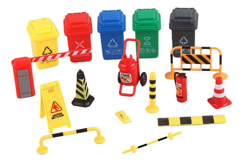Sh Mini Sinais De Trânsito Brinquedos Sinal De Aviso 17