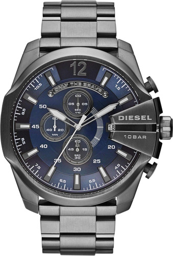 Reloj Para Hombre Diesel Mega Chief/plomizo