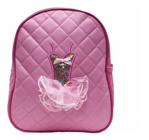 Princess Quilted Tutu Dance Backpack, Light Pink