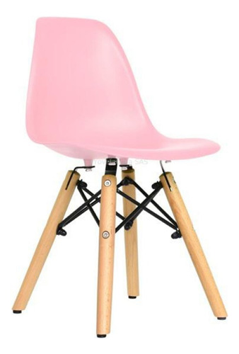 Silla Para Niños Eames Kids Rosa Diginet