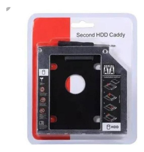 Caddy Adaptador Dvd Hd Ssd Notebook Drive 12.7mm