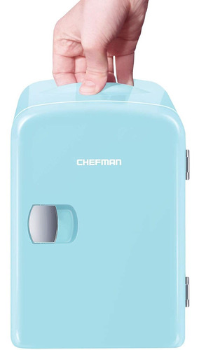 Chefman Mini Refrigerador Personal Compacto Portátil, Cools