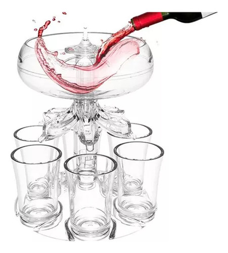 Dispensador Para Bebidas De Festa Com 6 Copos Presente