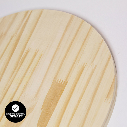 Bolacha Disco Redondo Painel Pinus Sem Nós 50x50x1,5 Madeira