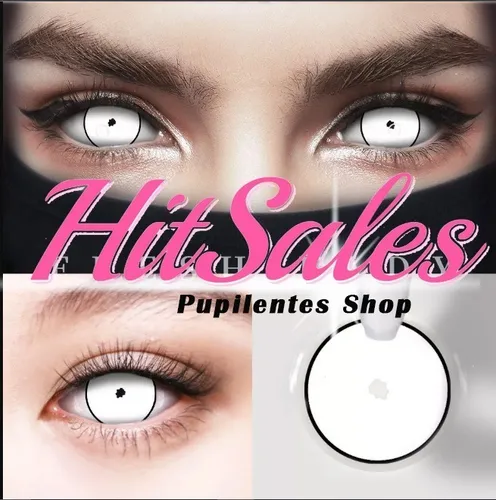 Pupilentes blancos completos sale