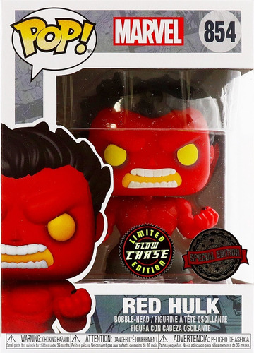 Imagen 3 de 3 de Funko Pop Hulk Chase * Glow In The Dark
