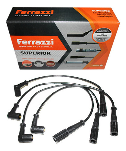 Juego Cables Bujia Silicona Ferrazzi Twingo 1.2 95
