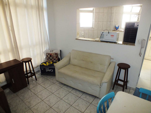 Imagem 1 de 30 de Apartamento Com 1 Dorm, Itararé, São Vicente - R$ 205 Mil, Cod: 1404 - V1404