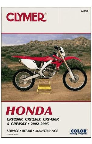 Clymer Honda Crf250r, Crf250x, Crf450r Y Crf450x (2002-2005)