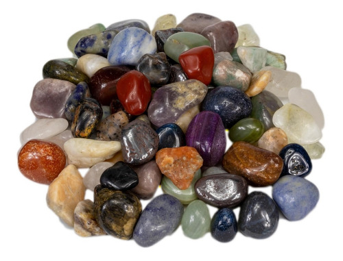Pedra Rolada Sortida Mista Natural 1kg