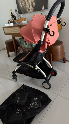 Carrinho Yoyo Babyzen Super Conservado + Extensor Coral-claro Branco (Usado)