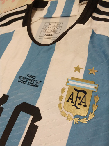 Camiseta De Argentina Qatar 2022 Talle M #10 Messi (Usado)