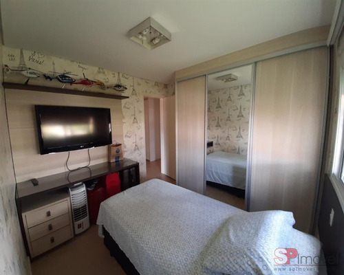 Imagem 18 de 22 de Ótimo Apto Com 7 Anos De Idade, Próximo A Brás Leme, Com Moveis Planejados E Piso Em Porcelanato Na Sala, Varanda Gourmet, 3 Suítes, 3 Vaga, 162,00 - Mv244 - 69956162