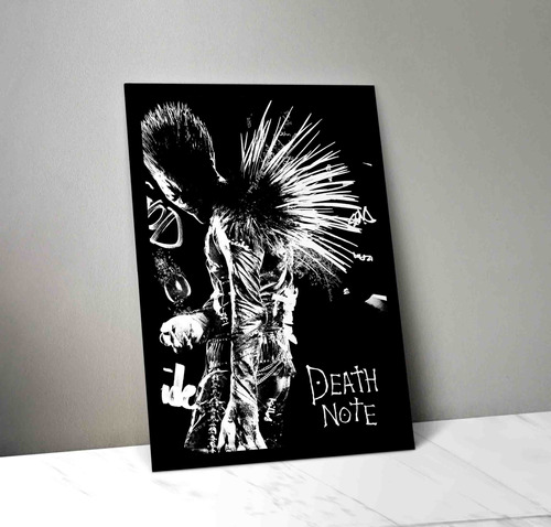 Cuadro Death Note 02 Madera & Vidrio (35x47)