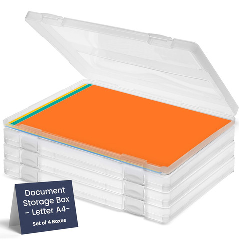 Bins & Things Jtj Sourcing Plastic Storage Box For Letter A4