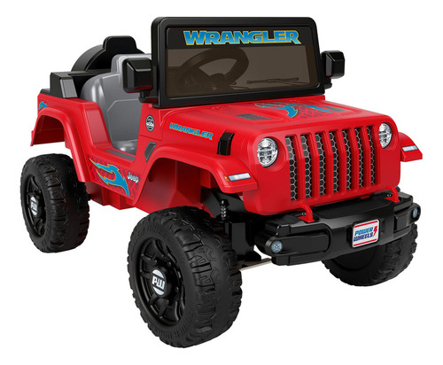 Fisher Price: Power Wheels 6v Jeep Wrangler Color Negro