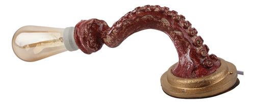 Lámpara De Pared Eléctrica De Resina Retro Octopus Con Forma