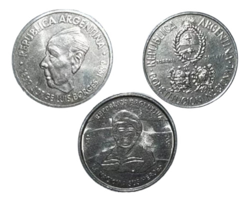 Monedas Conmemorativas 2 Pesos Argentina