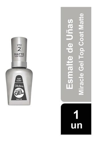 Esmalte De Uñas Miracle Gel Top Coat Sally Hansen