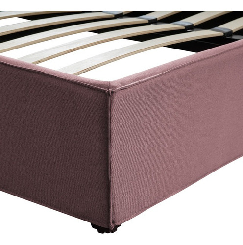 Base Para Colchón Individual Roomi Nomad C/ Almacenaje Rs Color Violeta
