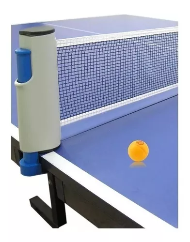 Juego Soporte y Red Ping Pong Retractil 