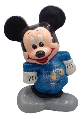 Alcancía Artesanal Mikey Mouse Pintado Brilla Altura 33cms 