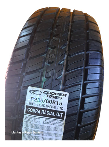 Llantas 235 60 15 Cooper Cobra (letras Blancas) 2pz Nuevas T (Usado)
