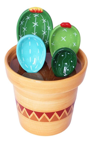 A Cucharas De Escala De Cactus Con Base De 290 Ml Mini Gramo