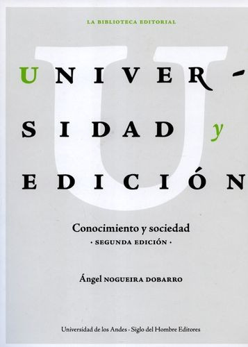 Libro Universidad Y Edición. Conocimiento Y Sociedad