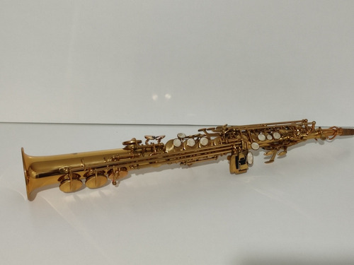Saxofone Sib Winner Reto Sib Soprano Dourado Novíssimo