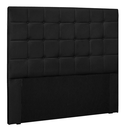 Cabeceira Para Cama Box Casal 140 Verona Corino Preto