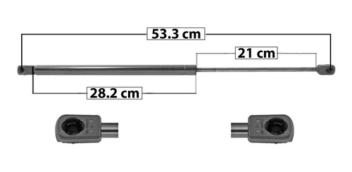 Amortiguador 5a Puerta Izq O Der Audi A3 Quattro 04-12 Spart