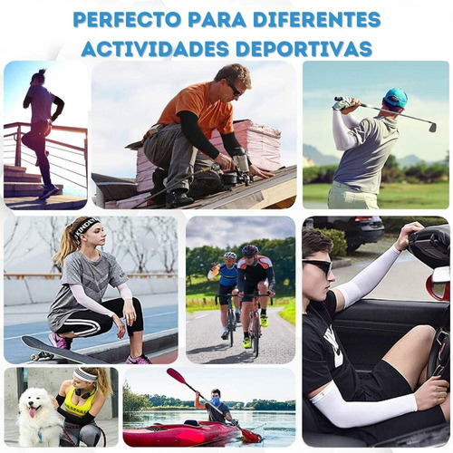 Timotech 4 Pares De Mangas De Protección Uv Para Brazos