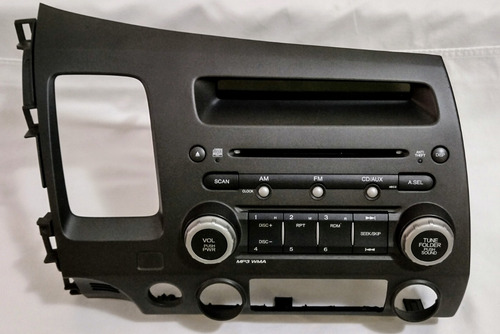 Central Multimídia Original Honda Civic Com Código Cd Ñ Func (Usado)