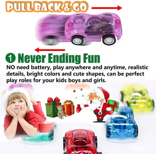 Set De 36 Unidades Para Coche Con Parte Trasera, Coches De J