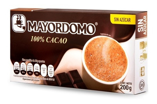 Imagen 1 de 6 de Chocolate Mayordomo 100% Cacao 200 Gr Sin Azúcar Oaxaca