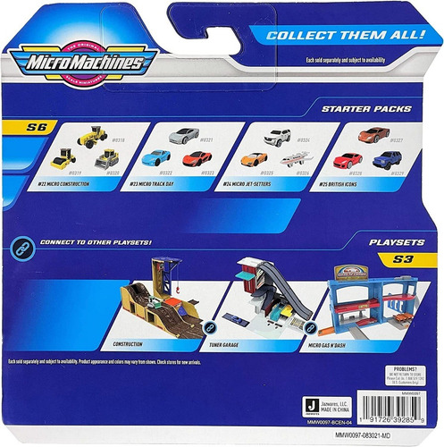 Jazwares Micro Machines Serie 6 Pack #22 Micro Construcción (Usado)