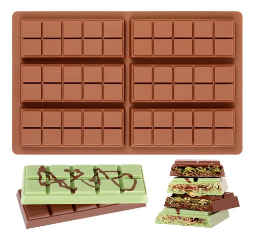 Molde De Chocolate Antiadherente De Silicona