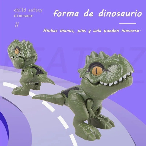 ` Paquete De 4 Juguetes Dinosaurios Que Se Muerden Los Dedos