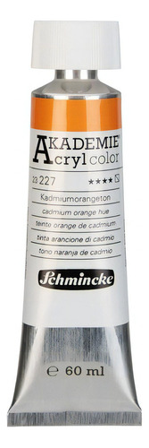 Tinta Acrílica Schmincke Akademie 60ml 227 Cadmium Orange Hu