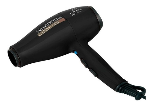 Secador De Cabello Gama Via Veneto Black 2200w Beiro Hogar