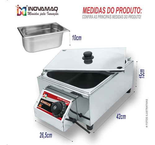 Imagem 5 de 6 de Derretedeira Multiuso De Chocolate 5kg - Inovamaq