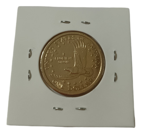Moeda 1 Dólar Americano Águia. Nativa Sacagawea. 2000.