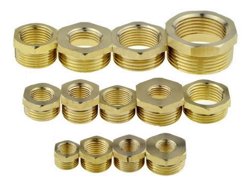 Reducción Bushing Bronce Rosca Npt / 3/4'' X 1/2''