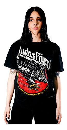 Camiseta Oficial Judas Priest Vengance Rock Activity