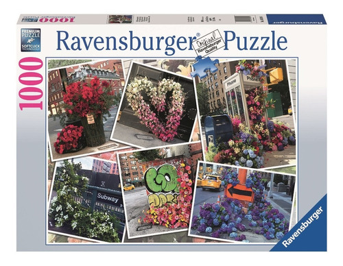 Rompecabezas 1000 Piezas Ravensburger - Nyc Flowers