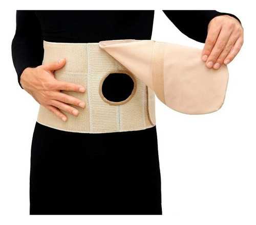 Faixa Cinta Para Bolsa De Colostomia Unissex Forrada Flambe