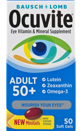 Multivitaminico Ocuvite Para La Vista +50 Años 50 Capsulas